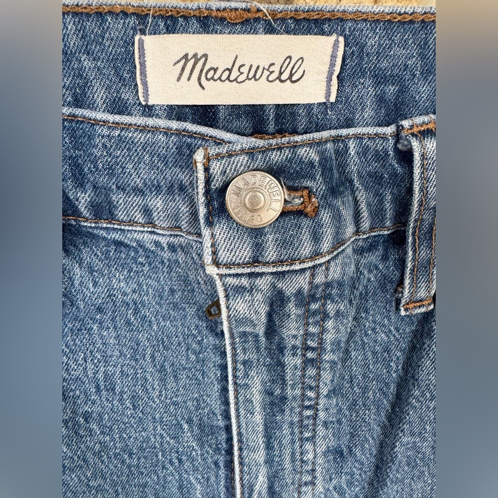 Madewell Straight-Leg Jeans in Medium Blue - Picture 7 of 12